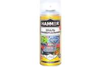 Универсальная аэрозольная эмаль Hammer RAL 7035 светло-серый, глянцевый, 0.27 кг, 0.52 л ЭК000139914