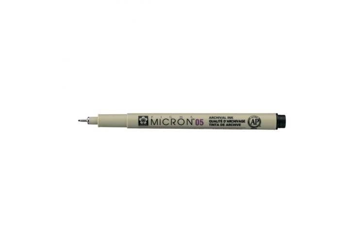 Капиллярная ручка SAKURA Pigma Micron 0.45 мм черный XSDK05#49