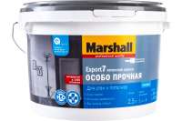 Краска MARSHALL EXPORT 7 (матовая; для внутренних работ; моющаяся; База BW; 2.5 л) 5183666