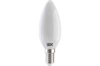 Лампа IEK серия 360, LED, C35, свеча, матовая, 7вт, 230В, 4000К, E14 LLF-C35-7-230-40-E14-FR