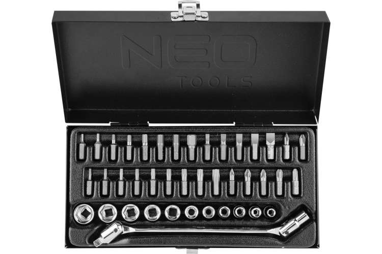 Набор сменных головок NEO Tools 1/4 41 шт 08-603