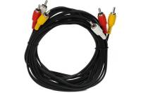 Соединительный кабель VCOM 3xRCA /M/ - 3xRCA /M/, 3m VAV7150-3M