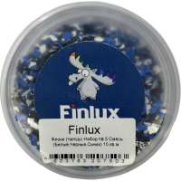 Флоки Finlux Набор № 5 смесь синий черный белый, 10 кв. м, 0.1 кг 4603783207503
