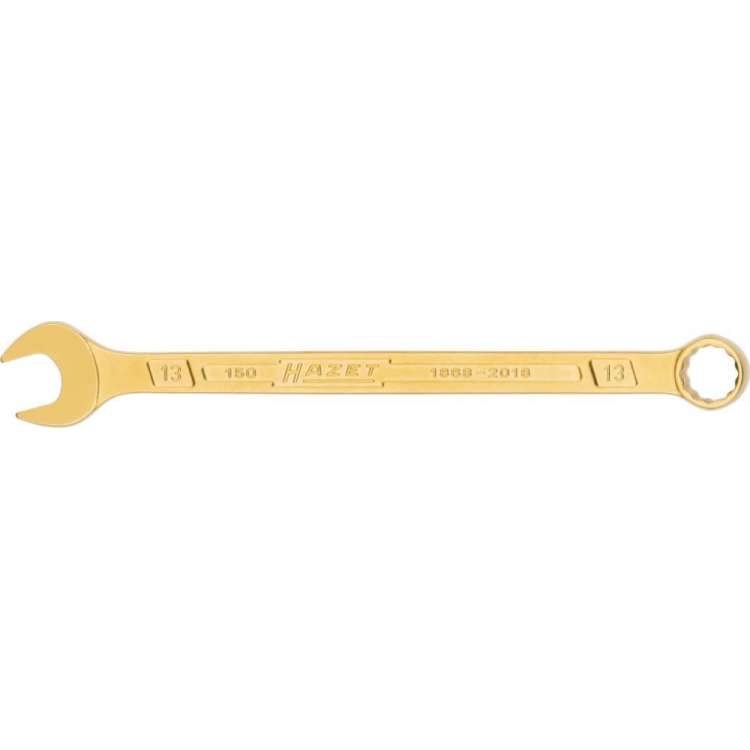 Комбинированный ключ HAZET GOLD лимитированный выпуск 13 мм 600N-13W