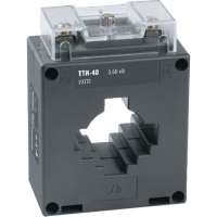 Трансформатор тока IEK ТТИ-40 600/5, класс 0.5, 10ВА, без шины ITT30-2-10-0600
