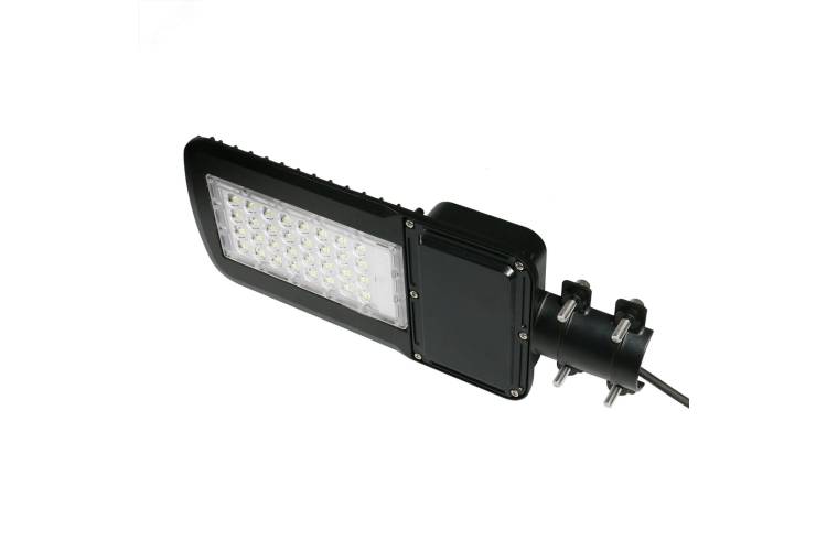 Уличный светильник GAUSS Qplus 80W 9600lm 5000K 120-260V IP65 455х180х49мм черный LED 1/6 629535380