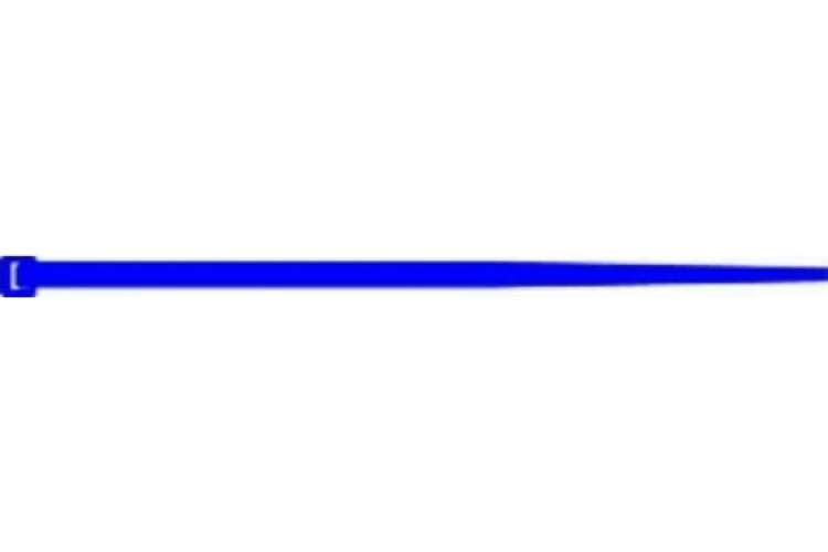 Стяжки SapiSelco синего цвета, 3.5x140 мм, полиамид 6.6, 100 шт. DET.11.2110R