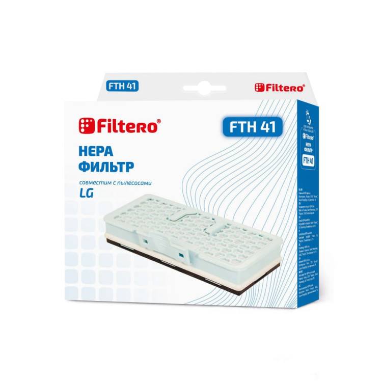 Фильтр НЕРА FTH 41 для пылесосов LG Filtero 05706