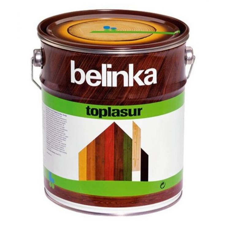Лазурное покрытие для защиты древесины Belinka TOPLASUR 17 тик 1л 51217