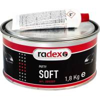 Шпатлевка полиэфирная наполняющая Radex SOFT с отвердителем 1,8 кг (12302) 200207