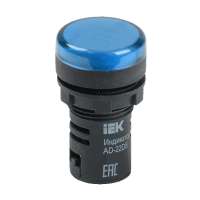 Светодиодная сигнальная лампа IEK AD-22DS синяя BLS10-ADDS-024-K07