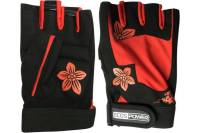 Перчатки для фитнеса Ecos 5106-RL черный/красный, р. L 002367