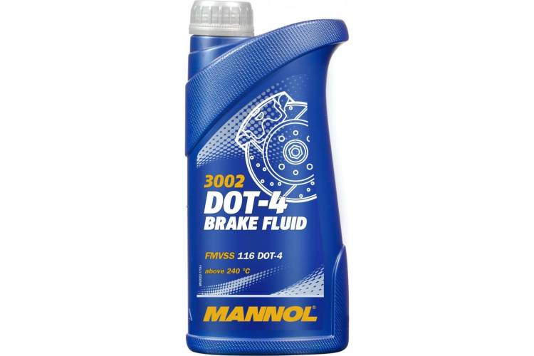Тормозная жидкость MANNOL DOT-4 500 мл 8940