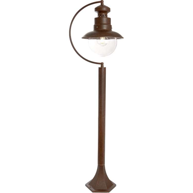 Садово-парковый светильник FERON PL576 столб 60W 230V E27, коричневый 11624