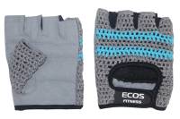 Перчатки для фитнеса Ecos мужские, серо-голубые, р. S SB-16-1954 005292