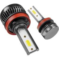 Светодиодные лампы LED для авто LEDZILLA X1 H8 H9 H11 18Вт 12В лампочки для автомобилей в фары птф лед, комплект 2шт X1-H11
