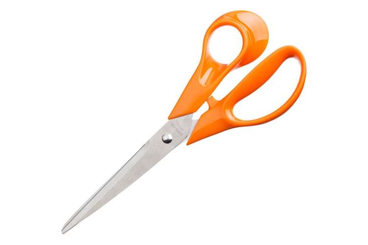 Остроконечные ножницы Attache Orange 203 мм, с пластиковыми эллиптическими ручками 280474