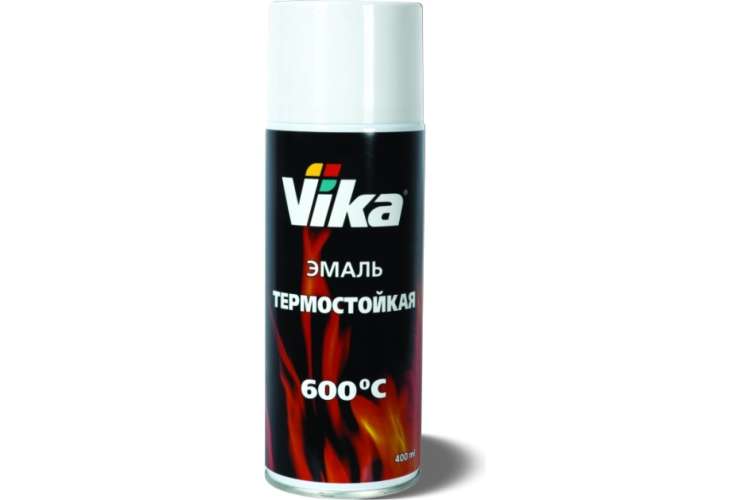 Термостойкая эмаль VIKA 600ºС, красная, 520 мл 18-000022