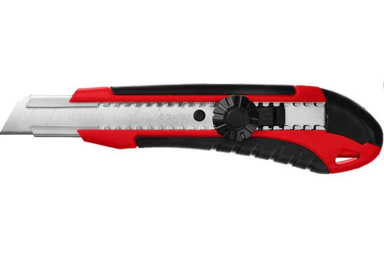Нож с винтовым фиксатором Зубр М-18В сегмент, лезвия 18 мм 09158_z01