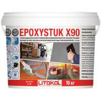 Эпоксидная затирочная смесь LITOKOL EPOXYSTUK X90 C.00 BIANCO 10 кг 479350002