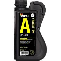 НС-синтетическое моторное масло Bizol Allround 5W-40 SN A3/B4, 1л 85220