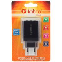 Сетевая зарядка Intro USB, Quick Charge, 3 USB Б0035556