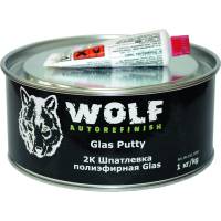 Полиэфирная шпатлевка WOLF Glas LC 1 кг, вкл. отв. 8735 102.1000