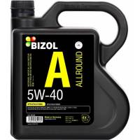 НС-синтетическое моторное масло Bizol Allround 5W-40, SN, A3/B4, 4 л 85226