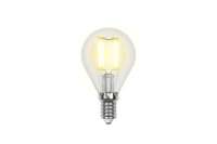 Светодиодная лампа Uniel LED-G45-6W/WW/E14/CL PLS02WH UL-00000197