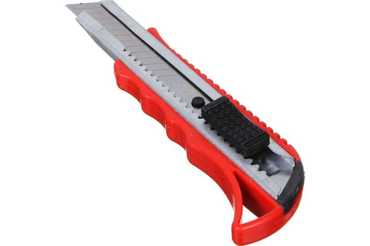 Сегментный нож с фиксатором HEADMAN толщина лезвия 0,4мм, ширина 18мм, пластик, металл 685-018