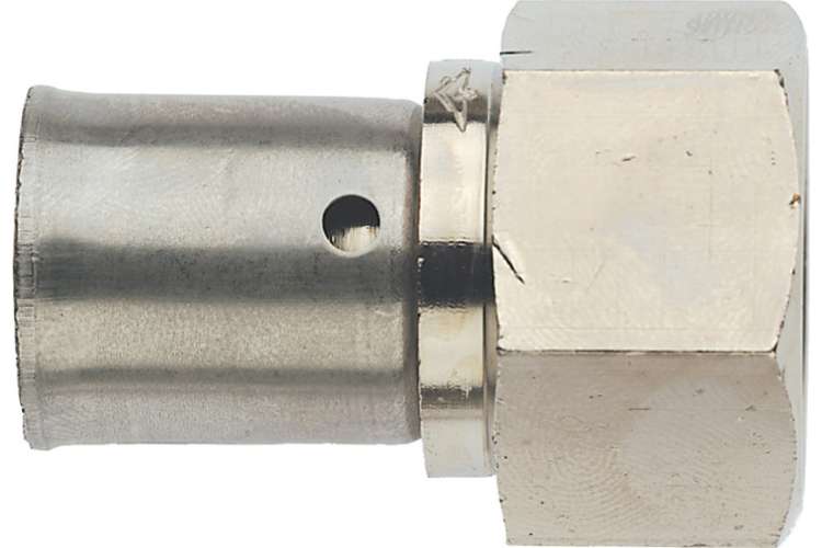 Пресс-фитинг соединение прямое (26х3 мм; 1" ВР) Prandelli 109.02.22.6