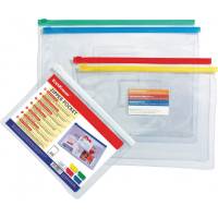 Пластиковый zip-пакет ErichKrause PVC Zip Pocket, B6, прозрачный 4564