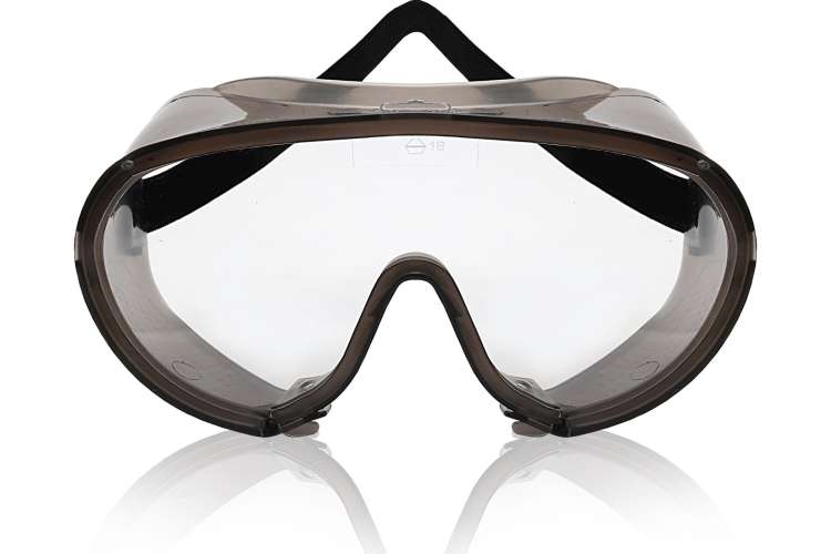 Защитные закрытые очки с двухсторонним незапотевающим покрытием ЕЛАНПЛАСТ ОЧК 1401KN