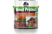 Пропитка для защиты древесины Dufa Wood Protect белый 2,5 л МП000015749