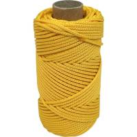 Полипропиленовый шнур truEnergy плетеный, 2 мм желтый 50 м 12250