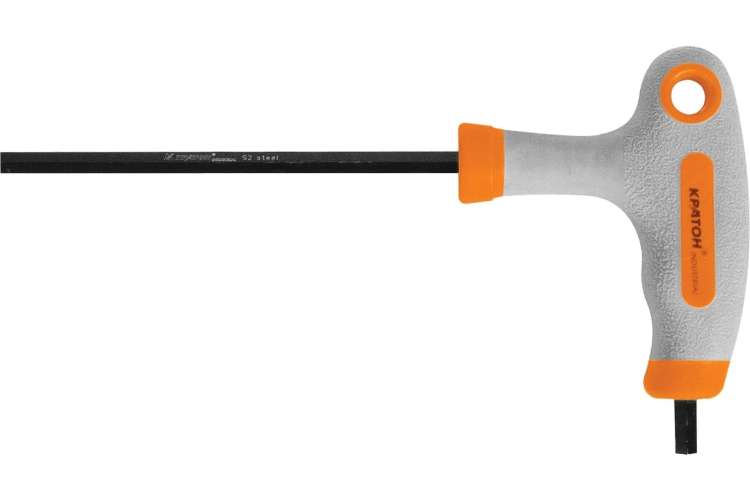 Шестигранный Т-образный ключ 4 мм Кратон INDUSTRIAL 2 19 03 002