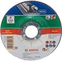 Круг отрезной по металлу (115х22.2х2.5 мм; вогнутый) Bosch 2609256310