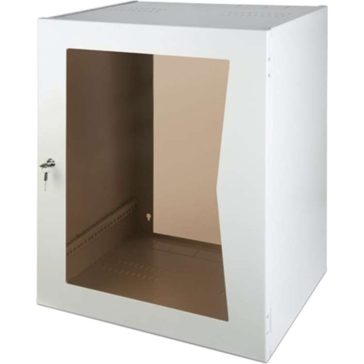 Настенный шкаф КДДС 19" 12U со стеклянной дверцей 00000000565