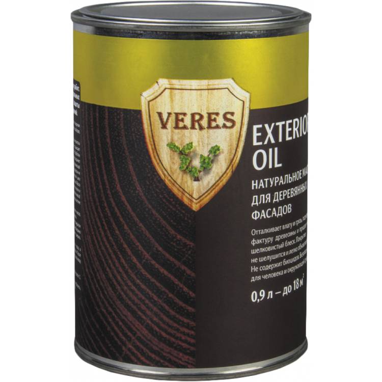 Масло Veres Oil Exterior для наружных работ №12 белый 0.9 л 1/6 52355