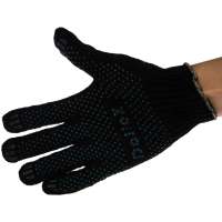 Хлопчатобумажные перчатки DolleX с ПВХ, 5 ниток, 5 пар, черные 5PVX-B