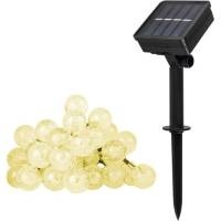 Солнечный светильник ФАZА SLR-G05-30Y гирлянда, шарики, желтый 5033368