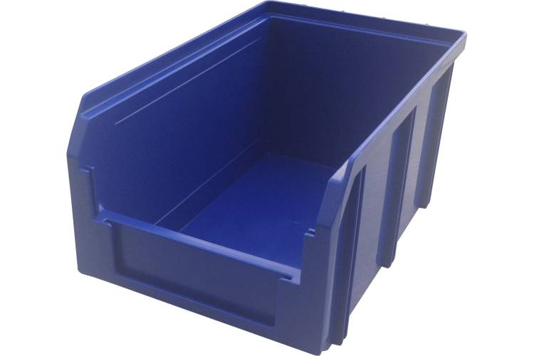 Пластиковый ящик Стелла-техник 234х149х120мм, 3,8 литра, V-2-синий