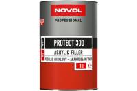 Грунт Novol PROTECT 300 MS 2К акрил. банка 1л, с отвердителем 0.2л черный X6118642