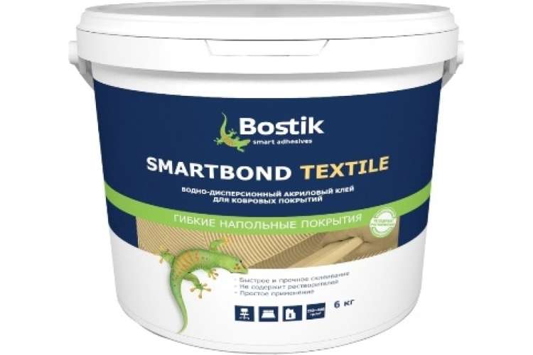 Клей для ковролина Bostik SMARTBOND TEXTILE 6 кг 50024471