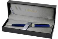 Шариковая ручка Manzoni VENEZIA цвет корпуса: синий футляр кожзам AP009B060610M