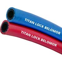 Рукав для сварки BELOMOR, двойной (синий/красный), внутренний диаметр 8 мм, 10 м, 20bar TITAN LOCK TL008BM