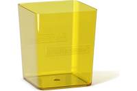 Настольная пластиковая подставка ErichKrause Base Neon желтый 51505