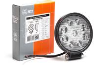 Фара рабочего света Автоэлектрика LED круглая, рассеянный (ближний) свет AE27R-9LED-28PC