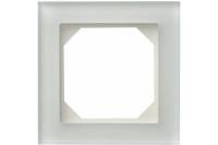 Однопостовая рамка LIREGUS К14-245-01 Е/WG матовое стекло 28-230