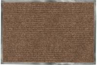 Входной ворсовый влаго-грязезащитный коврик ЛАЙМА 120х150 см, ребристый, коричневый, 602876
